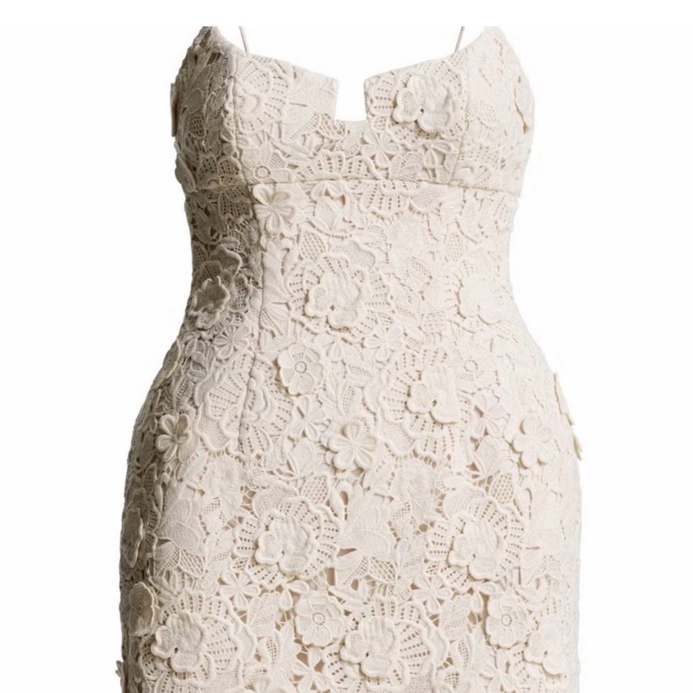 NWT Magda Butrym Cream Lace Floral Midi Dress x HM